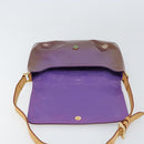 LOUIS VUITTON Monogram Vernis Thompson Street Bag Viole M91095 LV Auth 159208-10