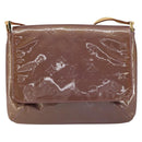 LOUIS VUITTON Monogram Vernis Thompson Street Bag Viole M91095 LV Auth 159208-13