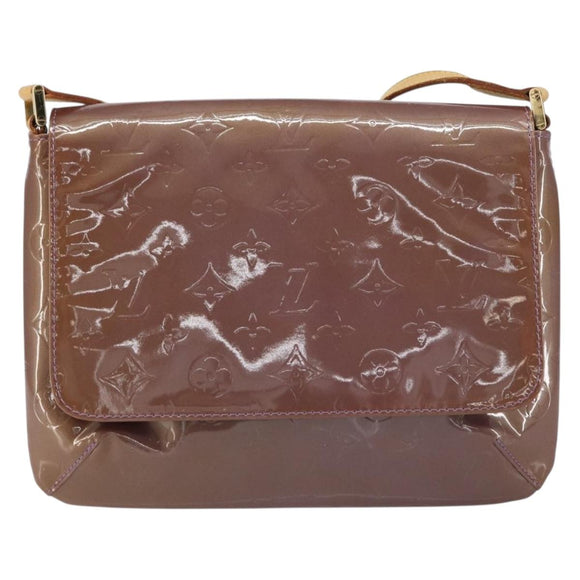 LOUIS VUITTON Monogram Vernis Thompson Street Bag Viole M91095 LV Auth 159208
