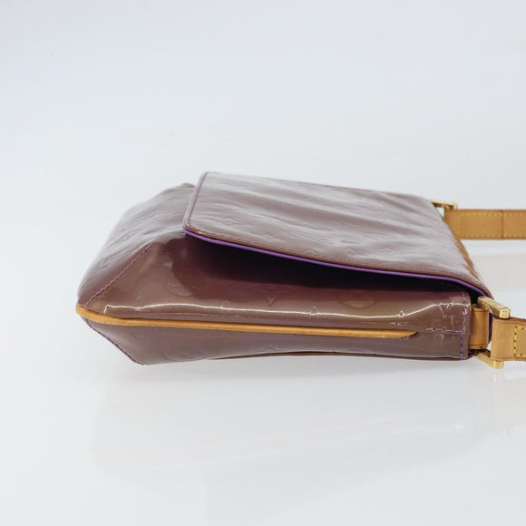 LOUIS VUITTON Monogram Vernis Thompson Street Bag Viole M91095 LV Auth 159208