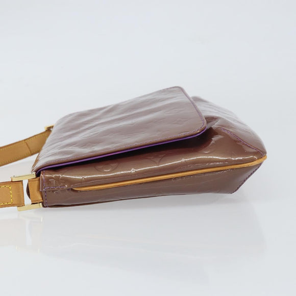 LOUIS VUITTON Monogram Vernis Thompson Street Bag Viole M91095 LV Auth 159208