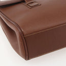 GUCCI Shoulder Bag Leather Brown Gold 001 115 1199 Auth 159210-11