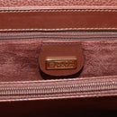 GUCCI Shoulder Bag Leather Brown Gold 001 115 1199 Auth 159210-14