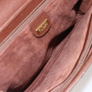 GUCCI Shoulder Bag Leather Brown Gold 001 115 1199 Auth 159210-16