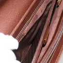 GUCCI Shoulder Bag Leather Brown Gold 001 115 1199 Auth 159210-19