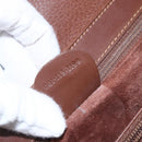 GUCCI Shoulder Bag Leather Brown Gold 001 115 1199 Auth 159210-22