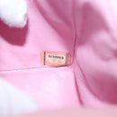 CHANEL Mini Matelasse 17 Chain Shoulder Bag Cotton Pink Gold CC Auth 159216-12