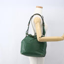 LOUIS VUITTON Epi Petit Noe Shoulder Bag Green M44104 LV Auth 159220-22
