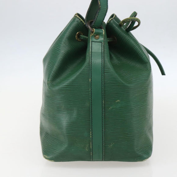 LOUIS VUITTON Epi Petit Noe Shoulder Bag Green M44104 LV Auth 159220
