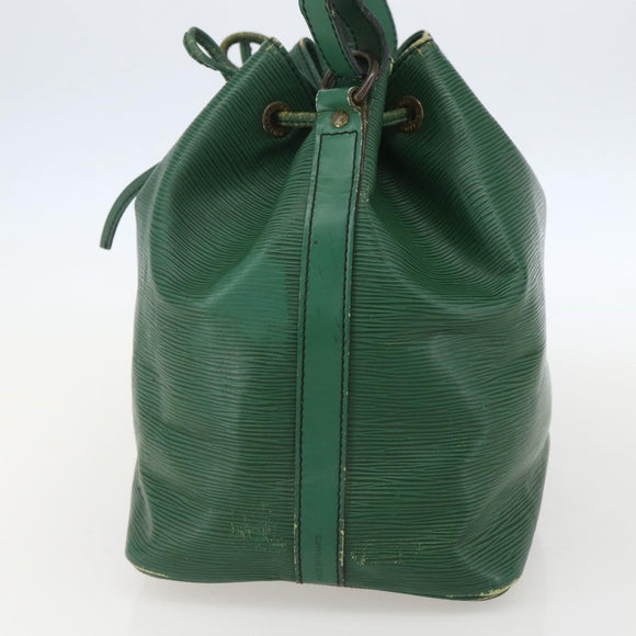 LOUIS VUITTON Epi Petit Noe Shoulder Bag Green M44104 LV Auth 159220