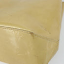 LOUIS VUITTON Monogram Vernis Reade PM Hand Bag Beige M91334 LV Auth 159221-9