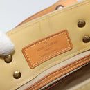 LOUIS VUITTON Monogram Vernis Reade PM Hand Bag Beige M91334 LV Auth 159221-17