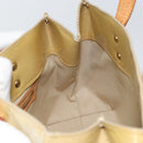 LOUIS VUITTON Monogram Vernis Reade PM Hand Bag Beige M91334 LV Auth 159221-18