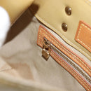 LOUIS VUITTON Monogram Vernis Reade PM Hand Bag Beige M91334 LV Auth 159221-20
