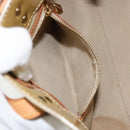 LOUIS VUITTON Monogram Vernis Reade PM Hand Bag Beige M91334 LV Auth 159221-21