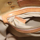 LOUIS VUITTON Monogram Vernis Reade PM Hand Bag Beige M91334 LV Auth 159221-12