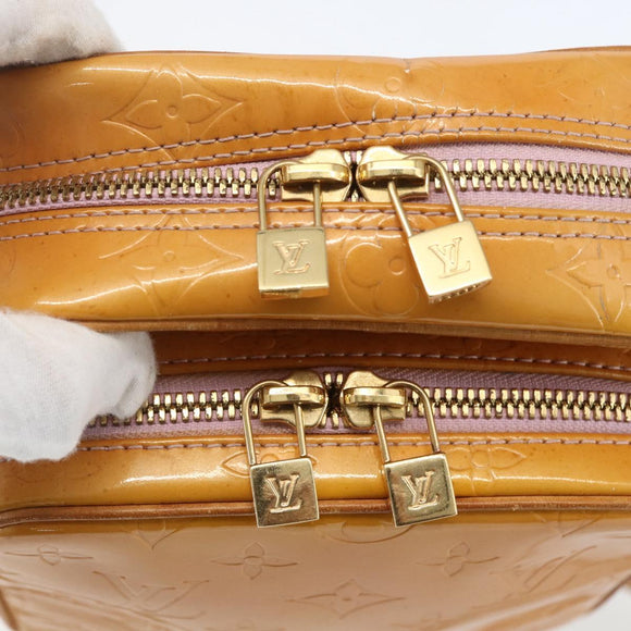 LOUIS VUITTON Monogram Vernis Wooster Bag Marshmallow Pink M91037 LV Auth 159222