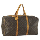 LOUIS VUITTON Monogram Sac Souple 55 Boston Bag M41622 LV Auth 159223-1