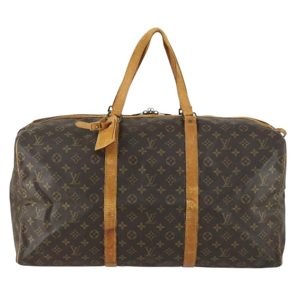 LOUIS VUITTON Monogram Sac Souple 55 Boston Bag M41622 LV Auth 159223