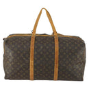 LOUIS VUITTON Monogram Sac Souple 55 Boston Bag M41622 LV Auth 159223-2