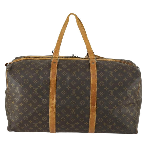LOUIS VUITTON Monogram Sac Souple 55 Boston Bag M41622 LV Auth 159223