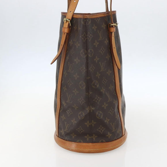 LOUIS VUITTON Monogram Bucket GM Shoulder Bag M42236 LV Auth 159224