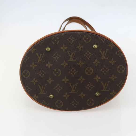 LOUIS VUITTON Monogram Bucket GM Shoulder Bag M42236 LV Auth 159224