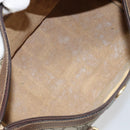 GUCCI GG Supreme Web Sherry Line Boston Bag PVC Beige 69 012 3842 Auth 159227-11