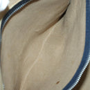 Christian Dior Trotter Canvas Hand Bag Navy Silver Auth 159228-12