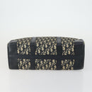 Christian Dior Trotter Canvas Hand Bag Navy Silver Auth 159228-5