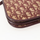 Christian Dior Trotter Canvas Shoulder Bag PVC Red Gold Auth 159229-16