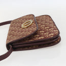 Christian Dior Trotter Canvas Shoulder Bag PVC Red Gold Auth 159229-3