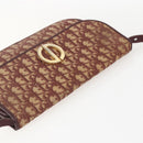 Christian Dior Trotter Canvas Shoulder Bag PVC Red Gold Auth 159229-6