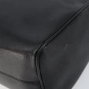 CELINE Circle Shoulder Bag Leather Black Gold Auth 159233-9