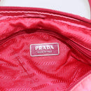 PRADA Hand Bag Nylon 2way Pink Gold Auth 159239-22