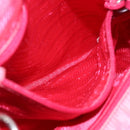 PRADA Hand Bag Nylon 2way Pink Gold Auth 159239-25