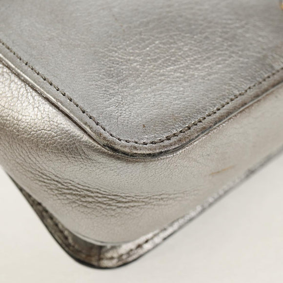 Miu Miu Kette Umhängetasche Leder Gold Silber Original 159240V