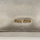 Miu Miu Kette Umhängetasche Leder Gold Silber Original 159240V-19