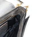 Miu Miu Kette Umhängetasche Leder Gold Silber Original 159240V-23