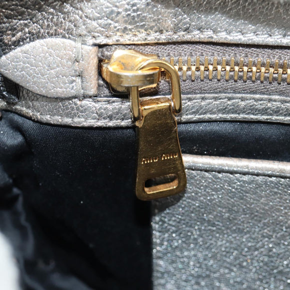 Miu Miu Kette Umhängetasche Leder Gold Silber Original 159240V