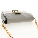 Miu Miu Kette Umhängetasche Leder Gold Silber Original 159240V-6