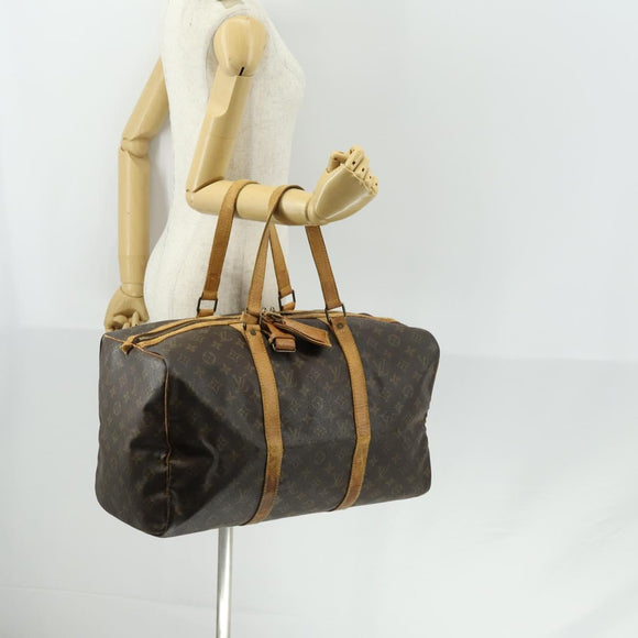 LOUIS VUITTON Monogram Sac Souple 45 Boston Tasche M41624 LV Auth 159241