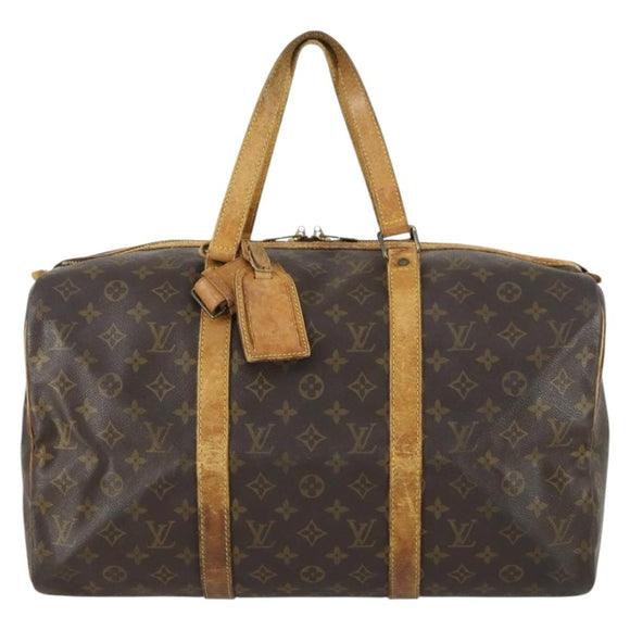 LOUIS VUITTON Monogram Sac Souple 45 Boston Tasche M41624 LV Auth 159241