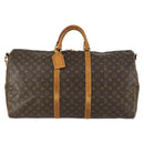LOUIS VUITTON Monogram Keepall Bandouliere 60 Boston Bag M41412 LV Auth 159246-2