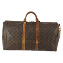 LOUIS VUITTON Monogram Keepall Bandouliere 60 Boston Bag M41412 LV Auth 159246-3