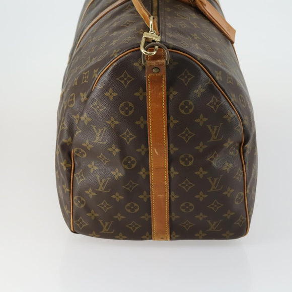 LOUIS VUITTON Monogram Keepall Bandouliere 60 Boston Bag M41412 LV Auth 159246
