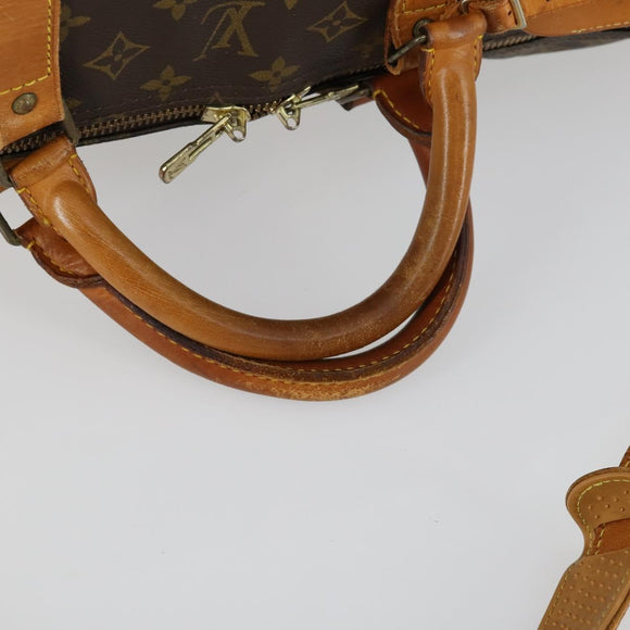 LOUIS VUITTON Monogram Keepall Bandouliere 60 Boston Bag M41412 LV Auth 159246