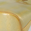 LOUIS VUITTON Monogram Vernis Houston Hand Bag Gris M91053 LV Auth 159249-12