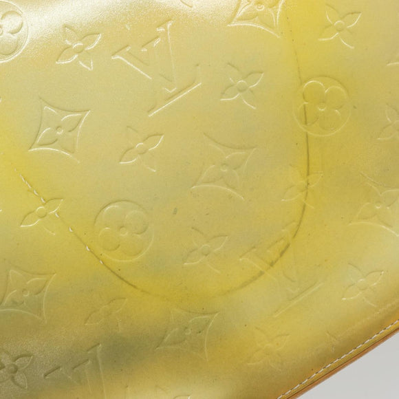 LOUIS VUITTON Monogram Vernis Houston Hand Bag Gris M91053 LV Auth 159249