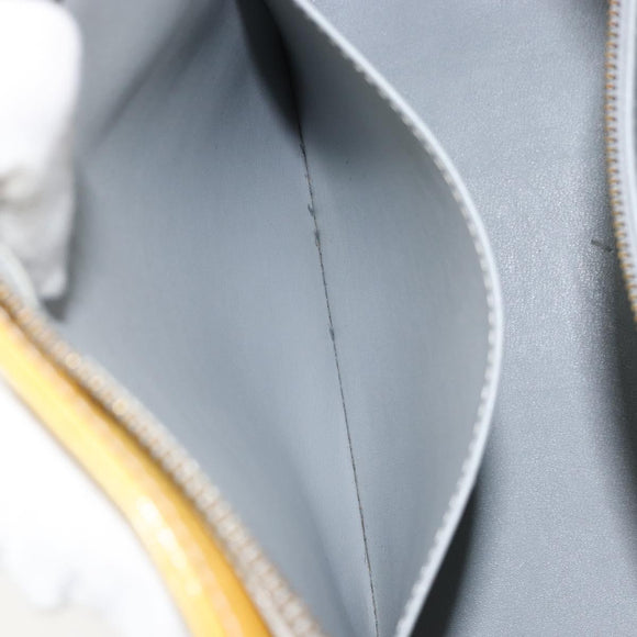 LOUIS VUITTON Monogram Vernis Houston Hand Bag Gris M91053 LV Auth 159249